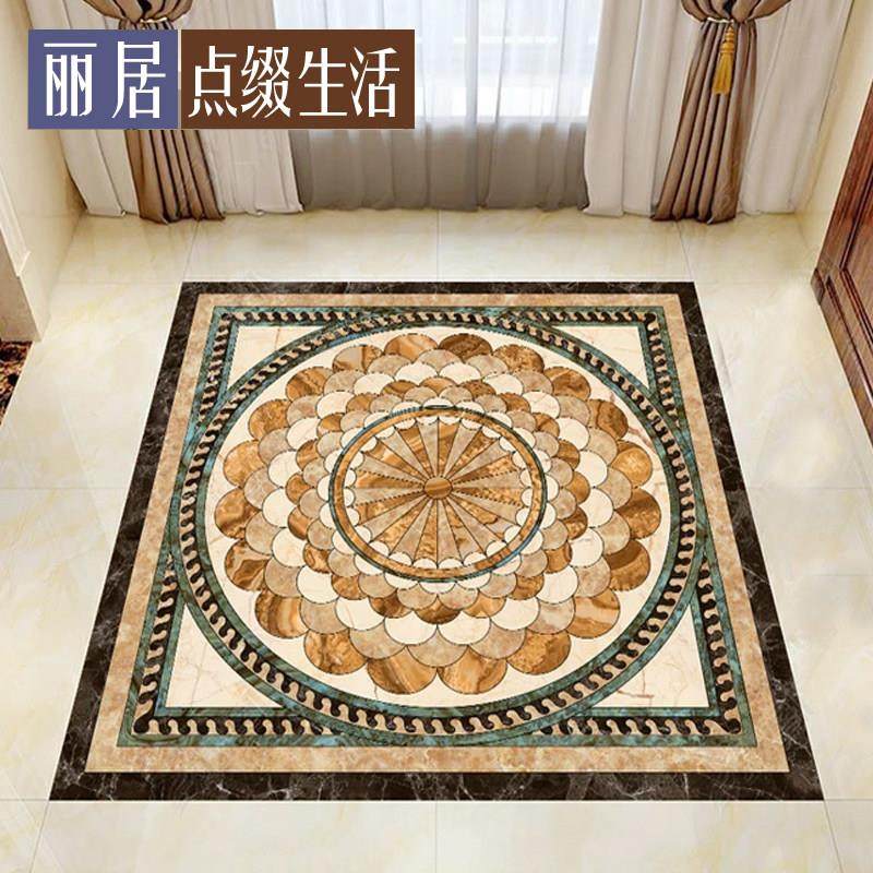 瓷砖防水贴纸地面翻新茶几客厅地砖花纹装饰走廊厨房客厅防滑地贴
