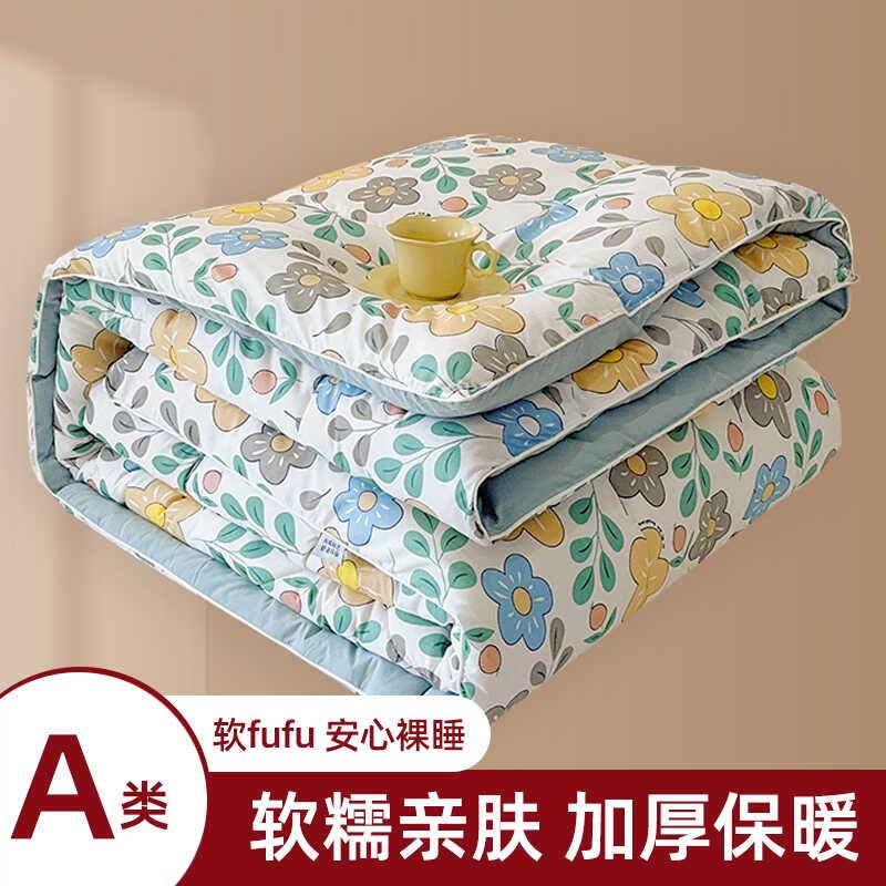 加厚保暖学生宿舍被子春秋被单人四季通用冬被太空被空调被棉被芯