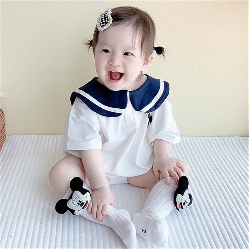 超萌婴儿服男女宝宝包屁衣薄款E可爱哈衣婴幼儿衣服套装夏季