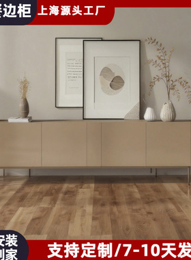 墨绿色烤漆电视柜视听柜现代简约边柜客厅地柜茶几组合多功能柜