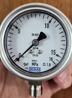 全不锈钢 压力表   耐震   233.50.063   WIKA  232.50.100