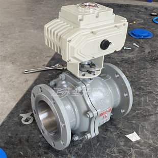 16P 硬密封高温蒸汽球阀DN100 Q941F 电动不锈钢法兰球阀