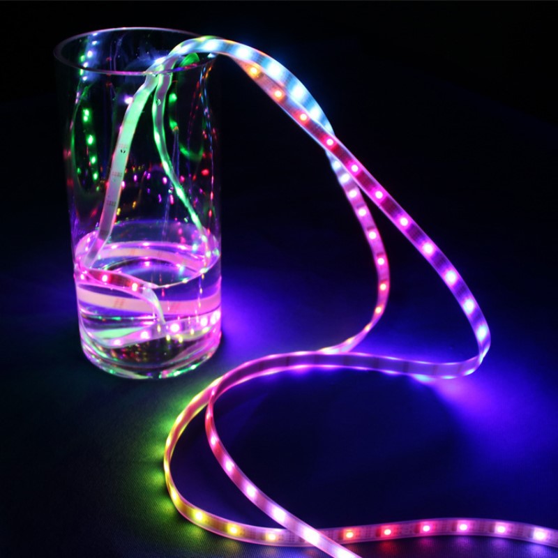 led灯带 低压珠宝柜台灯带灯条 5050灯小高亮灯带32灯/米WS2801