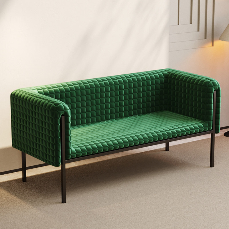 法式复古沙发客厅2024新款办公室美容院会客接待区咖啡厅布艺沙发