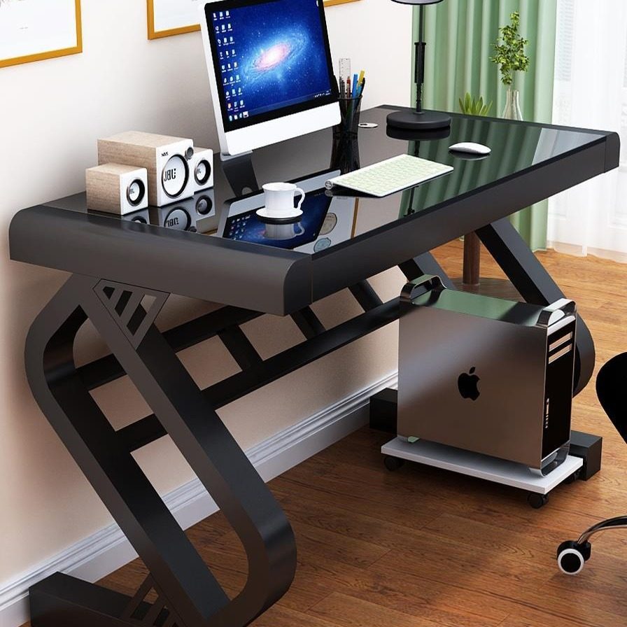 电脑桌台式家用卧室学生学习书桌简约钢化玻璃办公写字桌子经济型,模玩/动漫/周边/娃圈三坑/桌游,文化/体育周边,淘宝优惠券,粉丝福利购,淘宝优惠卷