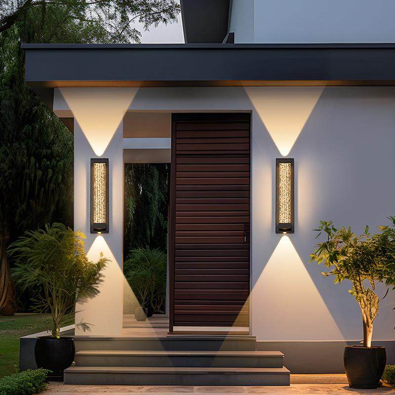 别墅花园洗墙灯LED上下发光庭院壁灯户外防水长条水晶阳台外墙灯,家装灯饰光源,道路灯具/智慧路灯/智慧灯杆,淘宝优惠券,粉丝福利购,淘宝优惠卷