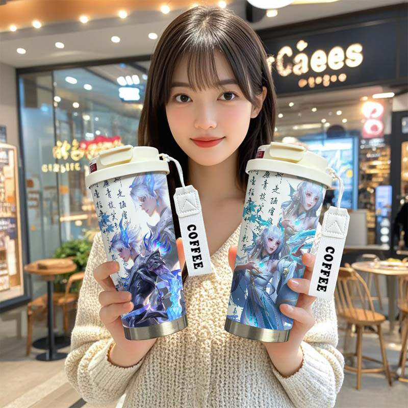 316不锈钢530毫升图案高清易清洗
