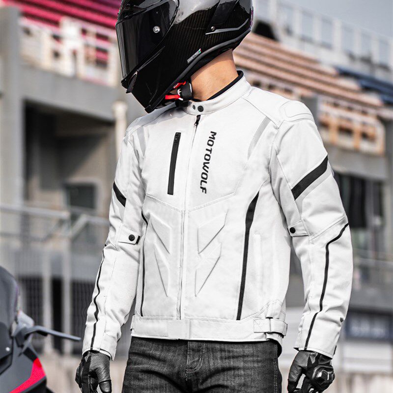 秋冬季摩托车骑行服四季防风保暖赛车服I机车摩旅防摔装备夹克上