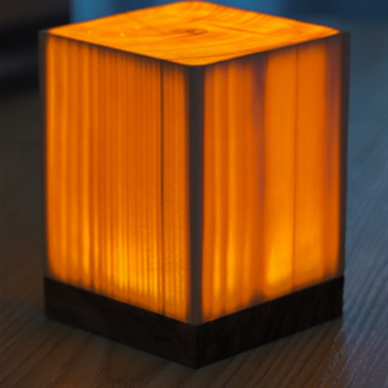 调光刻字LeED木纹触摸充电小夜灯床头台灯酒吧氛围灯触摸拍拍喂奶