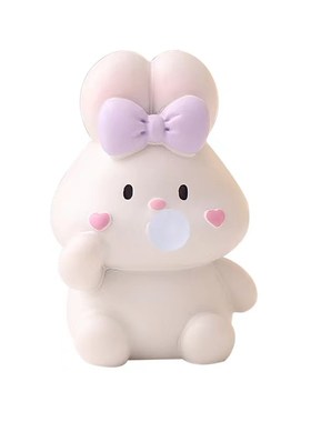 少女心桌面兔子小摆件卡通创y意车载动物装饰品可爱系日常礼品