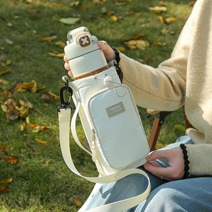 精选水杯袋外出便携多功能水壶包便携水杯套保温杯套保护套户外杯