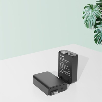 精选SJCAM 速影C300标准续航原装电池 电池双充座充运动相机充电