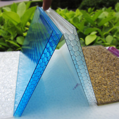 PC蜂窝阳光板蜂巢隔断装饰雨棚车棚阳光房保温室8mm10mm16mm20mm