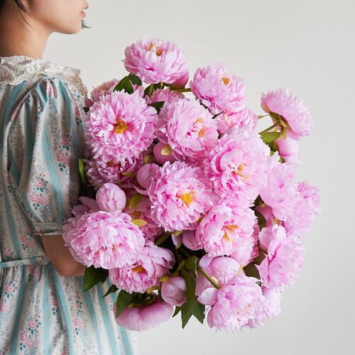 仿真花束芍药高品质室内牡丹假花桌面餐桌摆设插花花艺装饰摆件