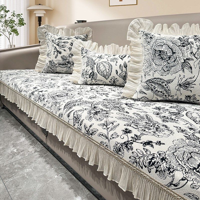 精选沙发垫2024新款雪尼尔四季通用防滑简约现代高端轻奢坐垫套罩,居家布艺,沙发垫,淘宝优惠券,粉丝福利购,淘宝优惠卷