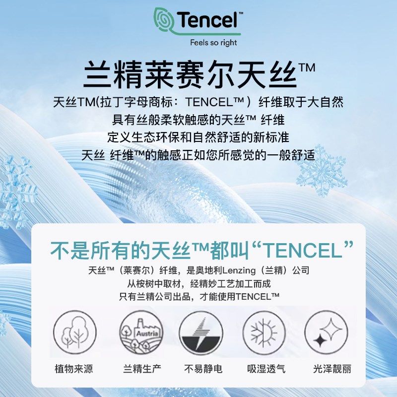 精选夏季兰精天丝乳胶枕套一对装40x60冰丝枕头套橡胶记忆枕专用3