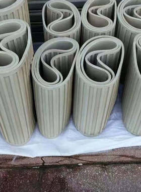 染布机出布轮防滑白色橡胶套。L290*Q750