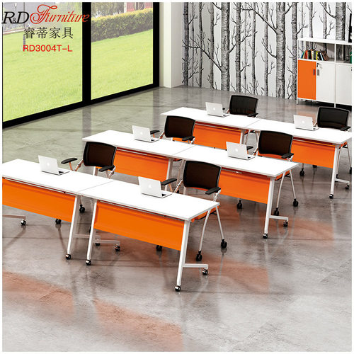 佛山现代办公家具培训桌 培训室讲台电脑桌 简约风格会议培训桌