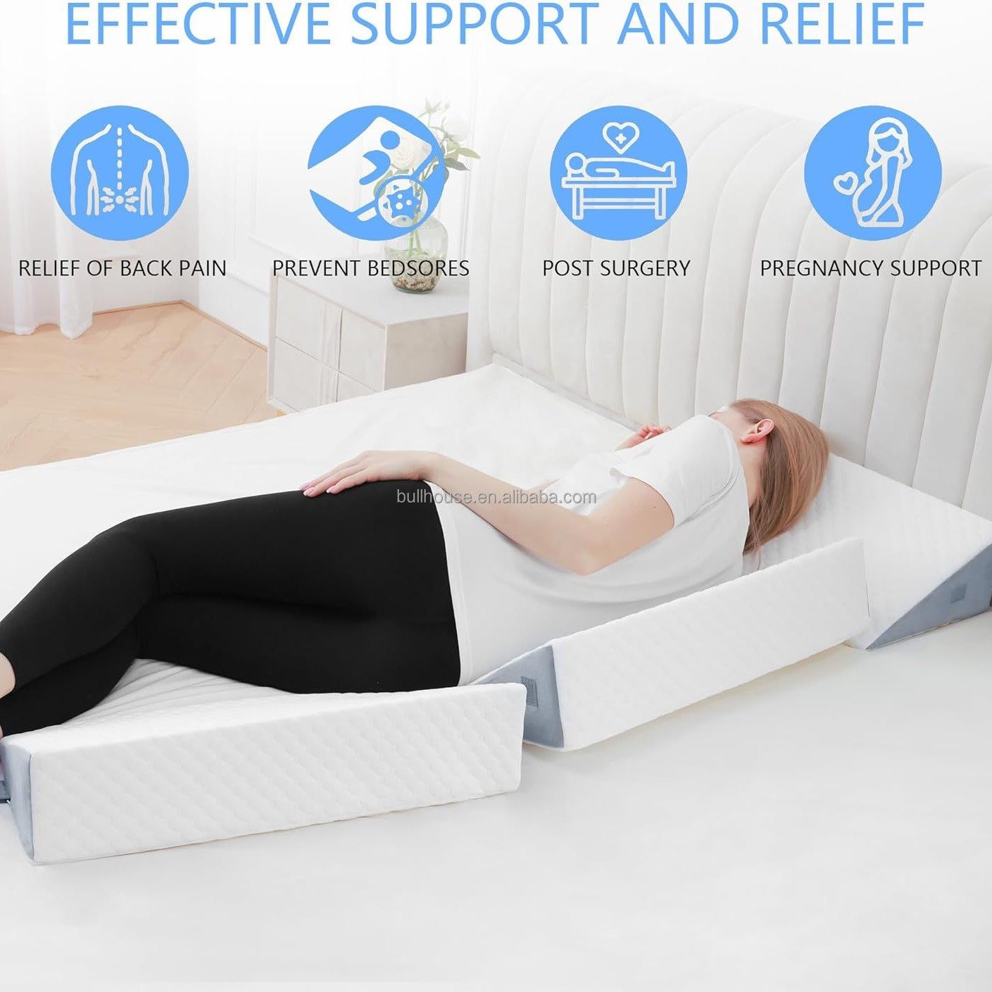 四合一多功能记忆海绵A12背部缓解疼痛支撑侧面卧铺床楔形枕头,模玩/动漫/周边/娃圈三坑/桌游,文化/体育周边,淘宝优惠券,粉丝福利购,淘宝优惠卷