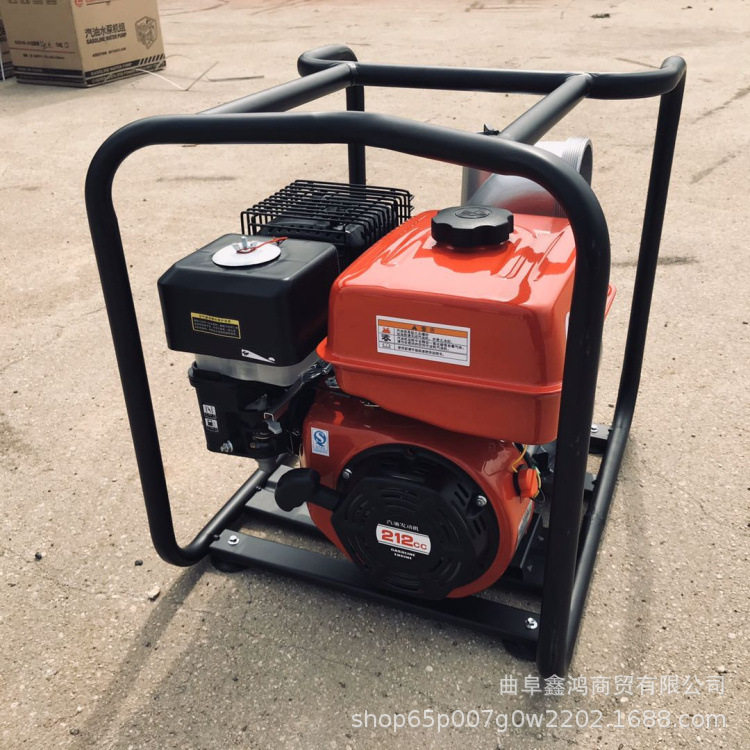 框架式汽油自吸泵 轻便型柴油4寸自吸泵 自吸式农田灌溉抽水泵