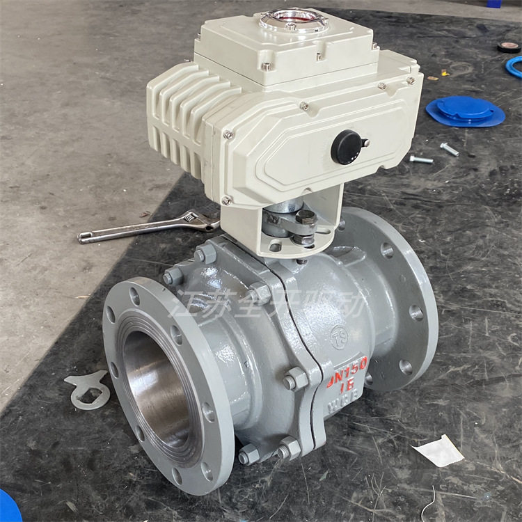 电动不锈钢法兰球阀 Q941F/H-16P 硬密封高温蒸汽球阀DN100