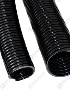 胜牌直销Φ48*54.5黑色PP波纹管环保阻燃护线管耐击穿塑料套管