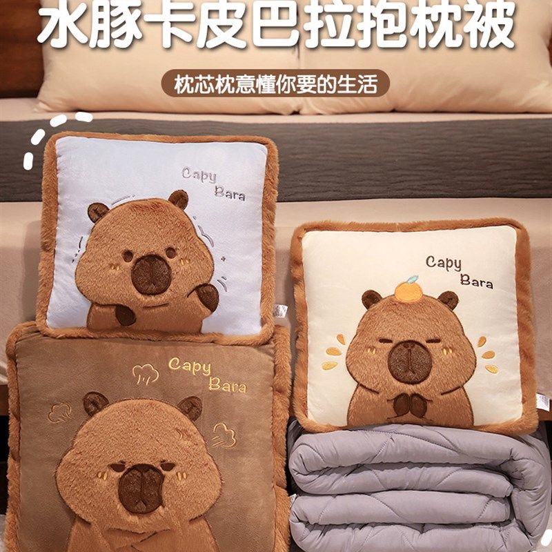 精选抱枕被子两用加厚折叠空调被办公室午睡毯子二合一汽车用枕头,居家布艺,抱枕被,淘宝优惠券,粉丝福利购,淘宝优惠卷