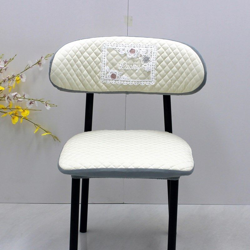 精选餐桌椅子套罩座椅套罩凳子罩座套靠背套两件式保护套高级感轻