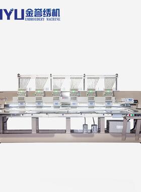 906商用电脑平绣帽绣机电脑智能服装绣花机