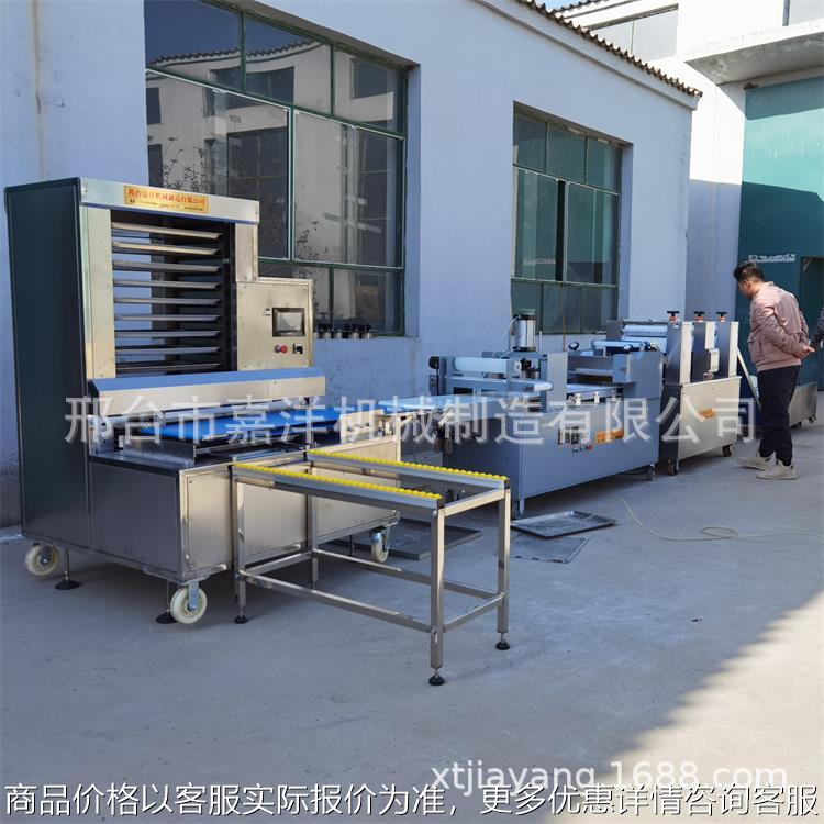 白吉馍生产线全自动油酥烧饼机商用大饼机器锅盔成型机