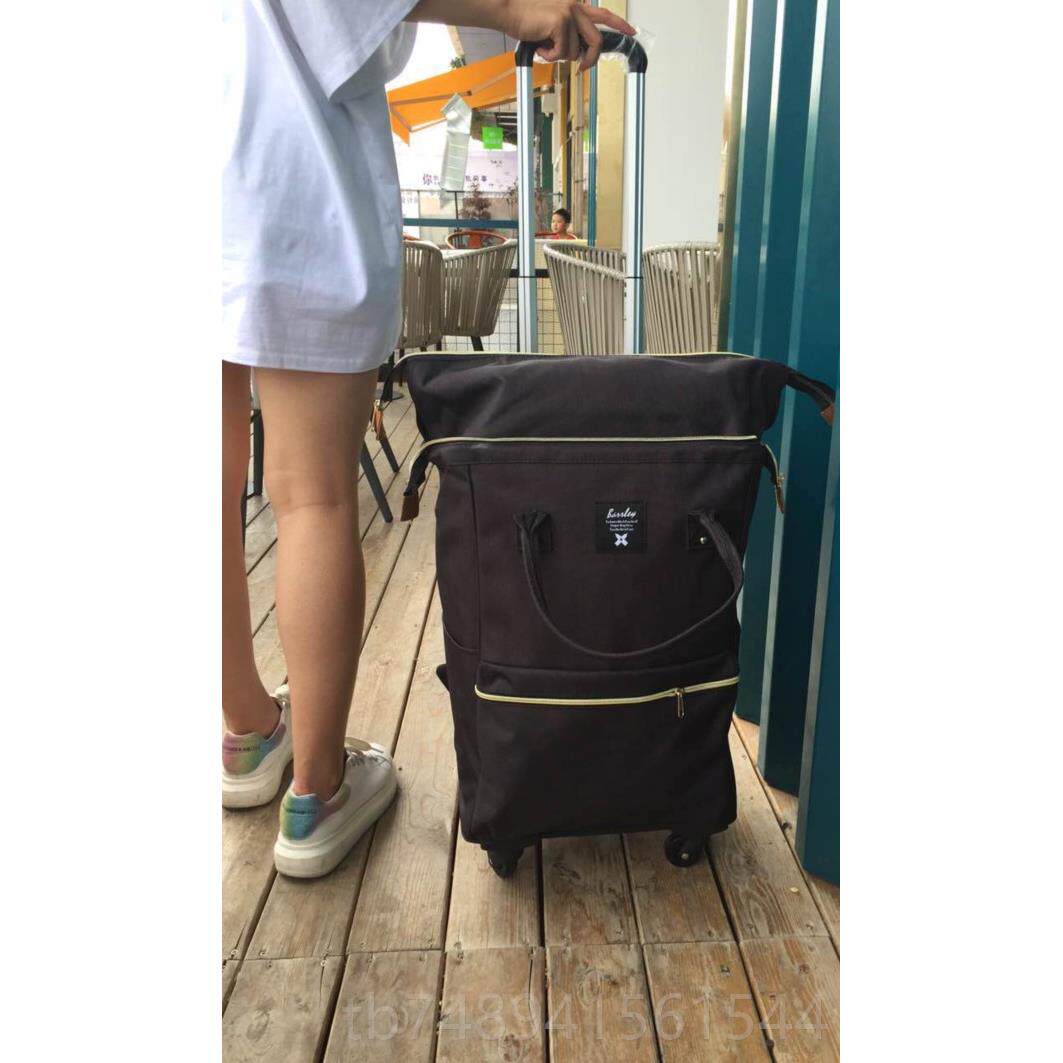 正品20寸防印花手提万向轮拉杆旅行箱包短包登途行李袋拉杆水箱女