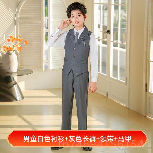 正品元儿大风合唱童团演出服诗歌朗诵比赛英伦马甲套装中旦小学生