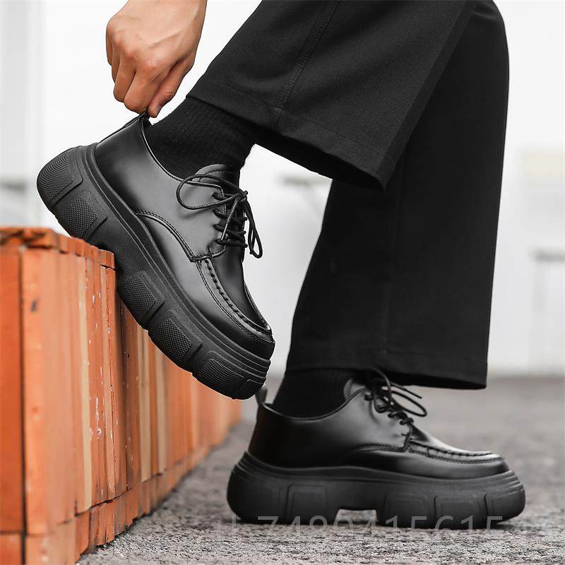 正品新款男韩版潮皮流百搭休帅鞋气鞋子男系带闲青少年英伦黑色小,流行男鞋,休闲皮鞋,淘宝优惠券,粉丝福利购,淘宝优惠卷