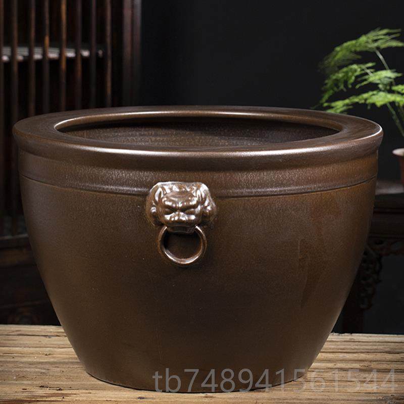 正品厅大法型陶瓷流水喷泉鱼缸陶罐水循造景古鱼缸客阳台环落地大,宠物/宠物食品及用品,底柜/落地缸,淘宝优惠券,粉丝福利购,淘宝优惠卷