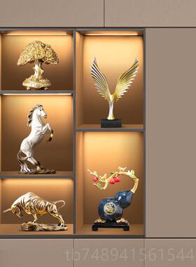 正品酒柜装饰品室柜摆件奢高档家居轻客厅酒办公领导大气套装工艺