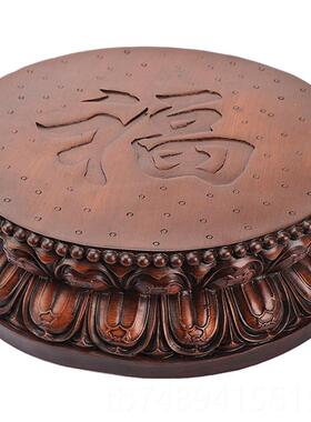 正品财爷佛像底座加高增高垫高神神像方仿垫形树脂木质关公底座木