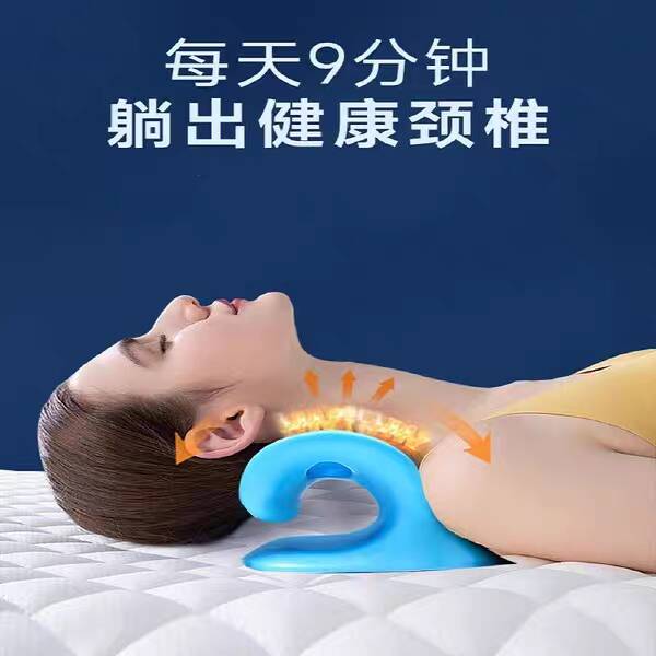 颈椎按摩枕家用便携重力指