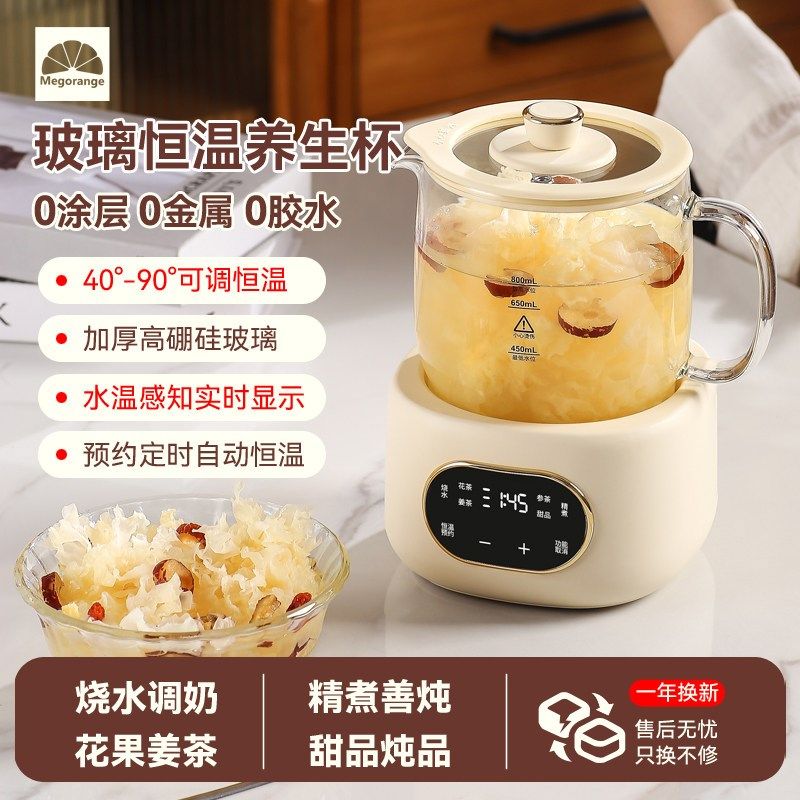 女士一人养生杯烧水养生壶泡茶壶小型办公室迷你2025新款单人家用