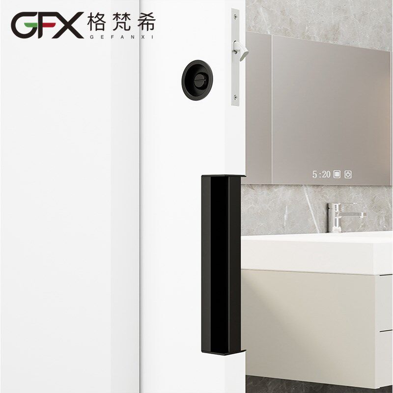 加长推拉移门扣手吊滑门隐形暗藏趟滑折叠门拉手嵌入式口袋门把手