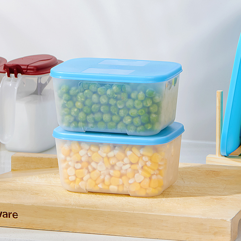 特百惠冷冻盒冰箱冷冻冷藏保鲜盒套装密封700ml送礼佳品