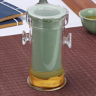分离过滤花茶杯耐热 玻璃红茶壶单壶家用泡茶器冲茶水壶沏茶具套装