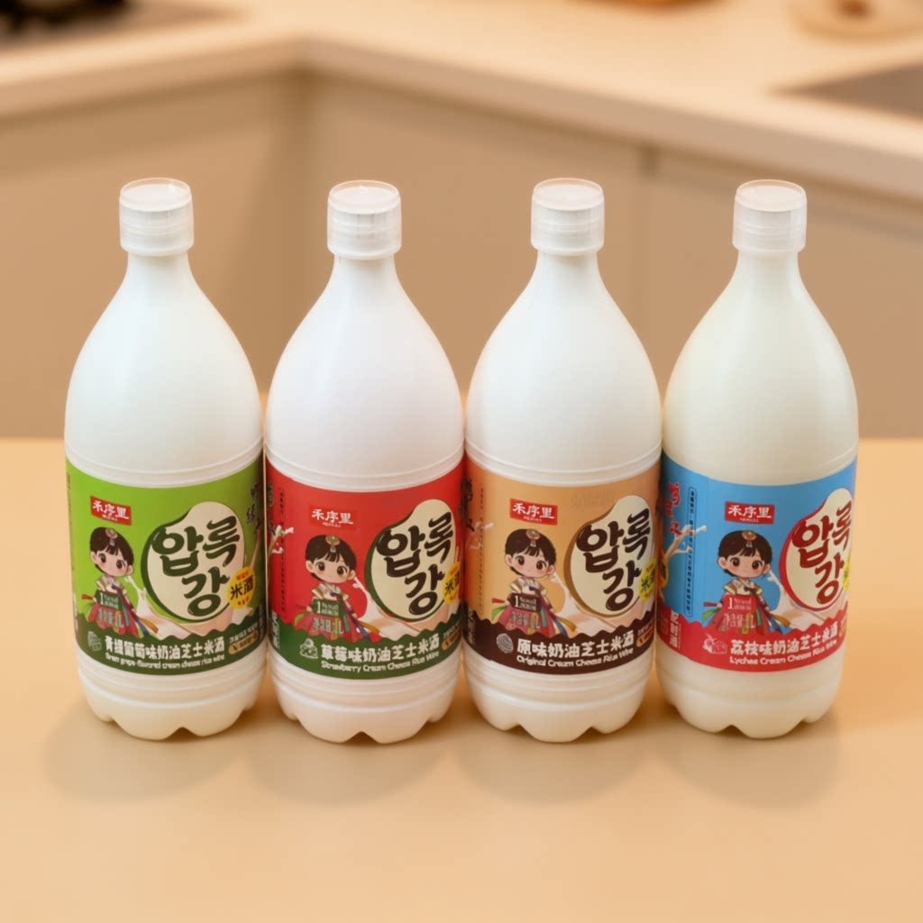 朝鲜族红动芝士米酒正宗延边发酵原味果味低度微醺好喝1升装