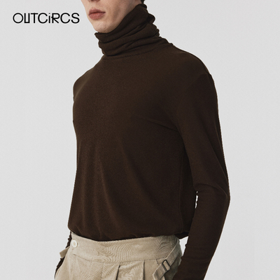 OUTCiRCS异形高领针织打底衫毛衣