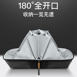 旅行数码收纳包多隔层数据线日常出差便携手拿包多功能数码配件包皮膜防水