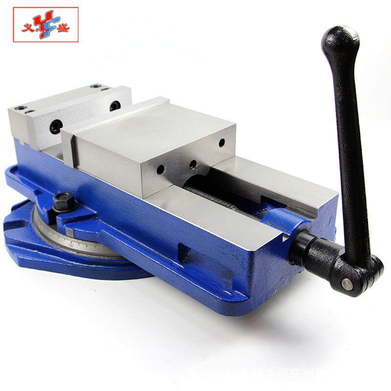 厂家角固式平口钳QM16125L5寸带底盘机用台虎钳台钳价格