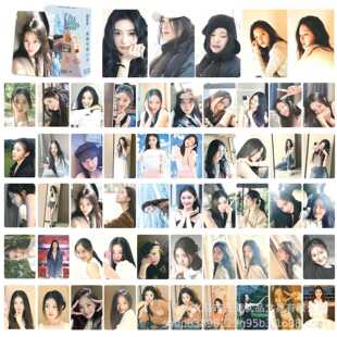 刘浩存小卡55张周边盒装LOMO卡明信片拍立得自印小卡高颜值自制卡