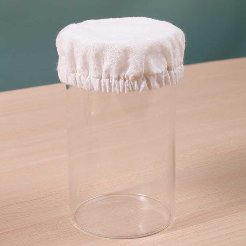 纯棉发酵布盖酵母发酵罐布盖发酵面团玻璃瓶布盖防尘盖未漂白布套