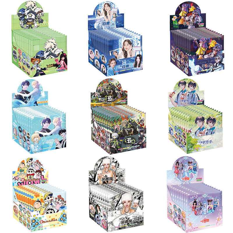 明星动漫75MM双闪盲抽吧唧徽章胸针白鹿赵露思鞠婧祎盗墓笔记盲盒