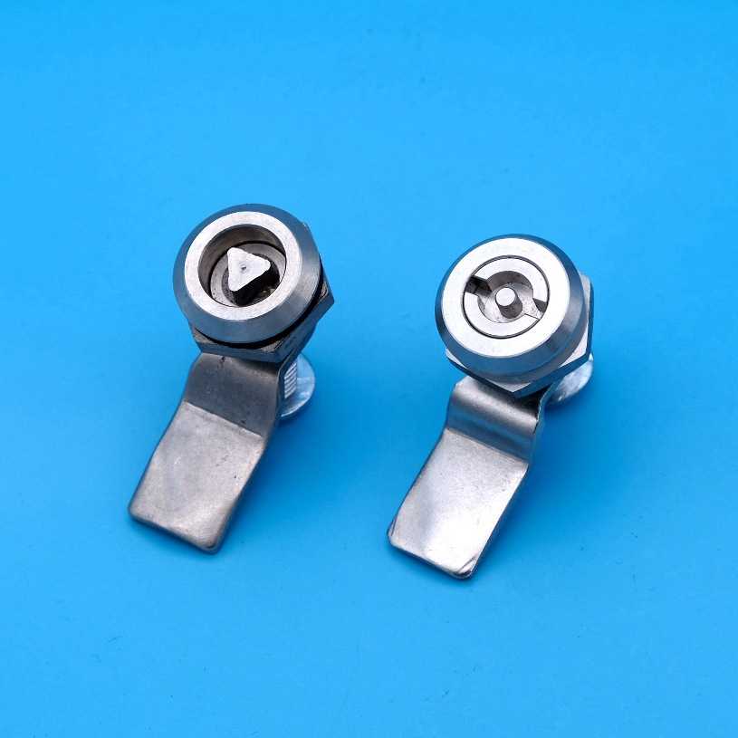 MS705不锈钢三角锁转舌锁锌合金门锁配电柜门锁配电箱锁具