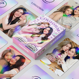 新124张镭射卡泰剧我们的秘密LINGORM周边闪卡小贴纸LOMO小卡